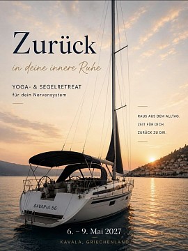 Yoga- und Segelretreat in Kavala, Griechenland – Entspannung auf dem Meer mit Yoga, Gemeinschaft und Zeit für dich.